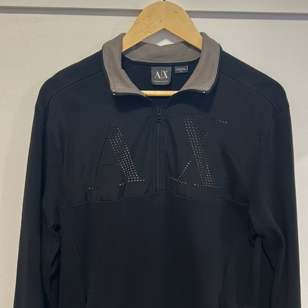 Armani Exchange, mens size US M, pull over.  Lovingly worn.